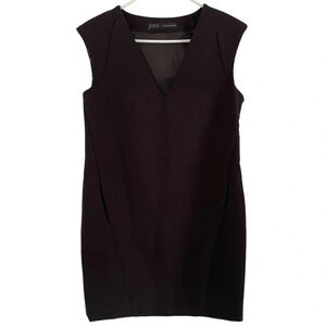 ZARA V-Neck Shift Mini Dress Size S